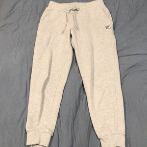 Small Gray Fila Jogger Sweatpants